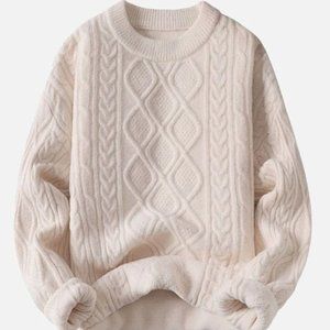 Aelfric Eden Beige Crew Neck Sweater M